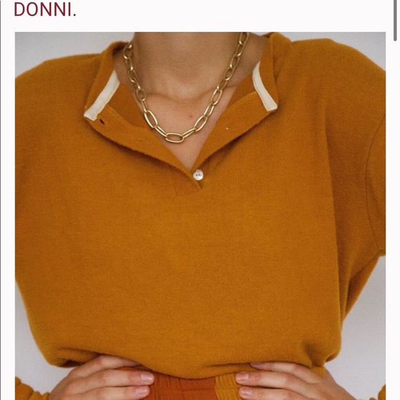 Donni sweater Henley - Picture 1 of 2